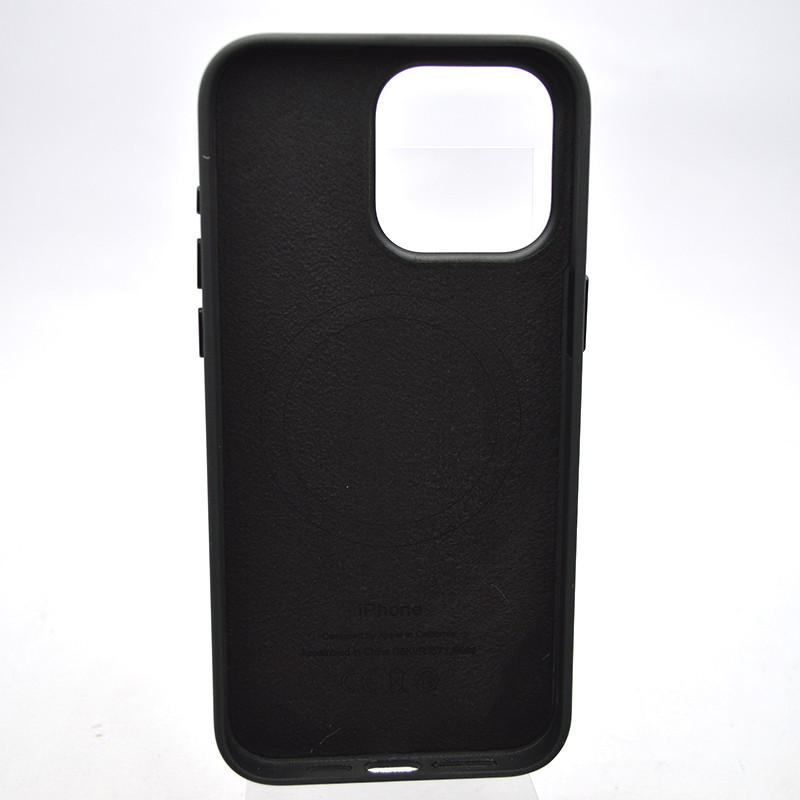 Чохол накладка Silicon Case FiveWoven з MagSafe для iPhone 15 Pro Max Black, фото 4