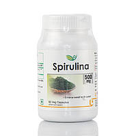 Спирулина 500 мг Биотрекс Spirulina Biotrex 60 veg. capsules Калп источник йода и витаминов