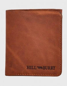 Чоловіче шкіряне портмоне 10,5х9,5х0,7 см Hill Burry Рудий (2000002275879)