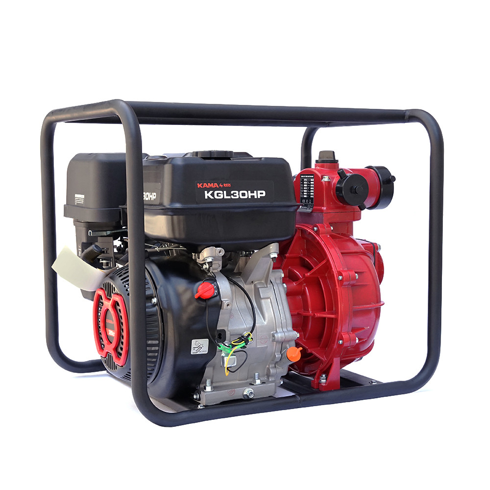 Мотопомпа бензинова KGL30HP, продуктивність 40 м3/година, потужність 10 к.с.