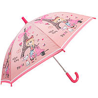 Детский зонт-трость автомат 80 см Три Слона Розовый (2000002077503)
