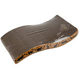 Кігтеточка для котів хвиля - горизонтальна Purlov 22037, фото 5