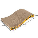 Кігтеточка для котів хвиля - горизонтальна Purlov 22037, фото 4