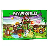 Конструктор "My world"., Майнкрафт Фермерский коттедж на 439 деталей (LB 1132)