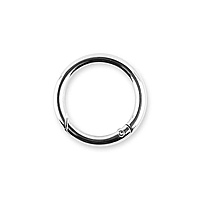 Кільце карабін для сумки. Діаметр - 3.5 см. Колір - срібло