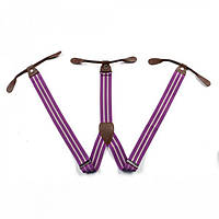 Подтяжки на пуговицу 3,5 см Handmade Фиолетовый (2000000287287)