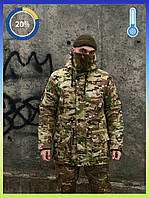 Военный тактический бушлат повседневный для военных Бушлат военный всу мультикам теплый зимний с капюшоном M
