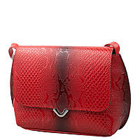 Жіноча шкіряна сумка-ридикуль 22х18х8 см Desisan Червоний (2000001966099)