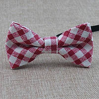 Детский галстук бабочка 6х10 см Handmade Красный (2000000644141)