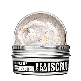 Скраб для волосся і шкіри голови Elixir Keratin Head & Hair Scrub Mr. Scrubber (2000002540229)