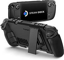 Чохол Spigen для Steam Deck/ Oled - Thin Fit Pro with Kickstand (Пошкоджена упаковка), Black (ACS06040)