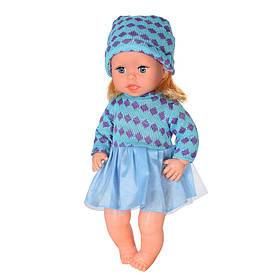 Дитяча лялька Яринка українською мовою 43х21х10 см Bambi Блакитний (2000002424291)