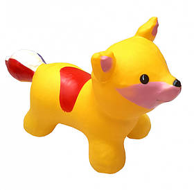 Іграшка-стрибун "Лисиця" надувна 8х31х20 см Bambi Жовтий (2000002415749)