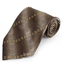 Мужской шелковый галстук (FARESHS-134) 137 см Schonau & Houcken Серый (2000001334614)