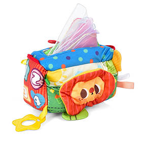 Розвивальна гра "Baby tissue box" з прорізувачем 13х20х6 см Bambi Різнобарвний (2000002605249)