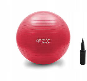 Фітбол або гімнастичний м'яч для фітнесу 55х55 см 4FIZJO Червоний (2000000780894)