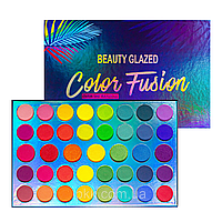 Тени для век 39 оттенков Color Fusion  Beauty Glazed Разноцветный (2000002541738)