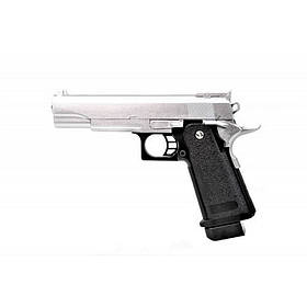 Дитячий пістолет на кульках "Colt M1911" 27х19х5 см Galaxy Срібний (2000002222491)