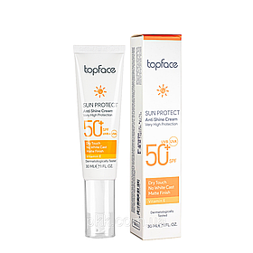 Сонцезахисний крем для обличчя SPF 50+ широкого спектра 30 мл topface (2000002536284)