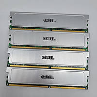 Комплект оперативної пам'яті Geil DDR2 8Gb (4*2Gb) 800MHz PC2-6400U CL5 2R8 (GX24GB6400DC) Б/В