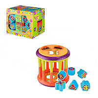 Іграшка для малюків Логіка-сортер фігурки-вкладки 7х21х16,8 см Bambi Різнобарвний (2000002414414)