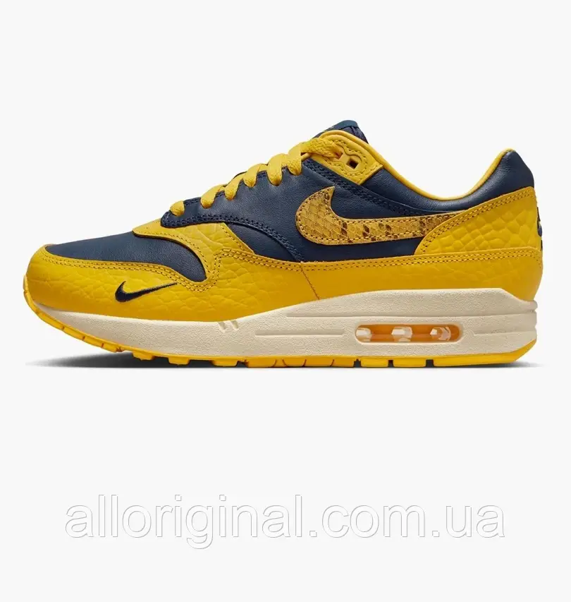 AllOriginal com ua Кросівки Nike Air Max 1 Co.Jp Michigan Blue/Yellow FJ5479-410 РОЗМІРИ ЗАПИТУЙТЕ, фото 1
