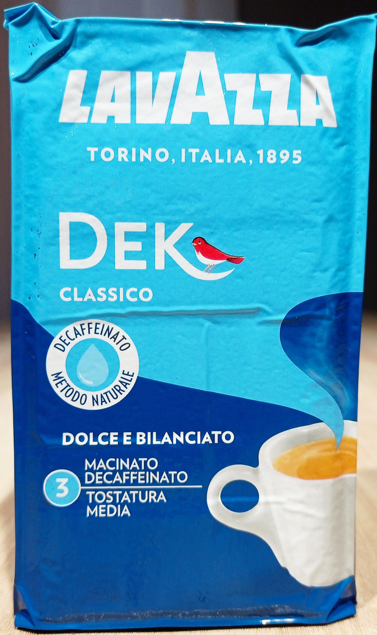 Кава мелена "Lavazza Dek classico", 250 г