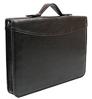 Чоловічий діловий портфель 36,5х26,5х4,5 см Exclusive Чорний (2000001600528)