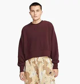 AllOriginal com ua Світшот Nike Sportswear Plush Cropped Crewneck Sweatshirt Bordo Dq6844-652 РОЗМІРИ