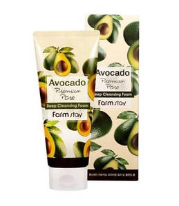 Піна для вмивання Avocado Cleansing Foam пом'якшувальна FarmStay (2000001994283)