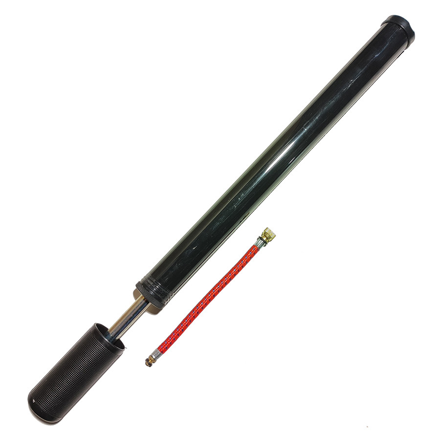 Насос велосипедний BEE S295-3-400 пластик зі шланогом, AV, довжина 400 мм, фото 1