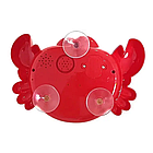 Дитяча іграшка для ванни Забавний краб-бульбашка, від батарей / Музична іграшка генератор піни у ванну, фото 4