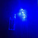 Гірлянда на батарейках синього кольору, фото 3
