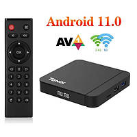 TANIX W2 4/64 Amlogic S905W2 смарт тв приставка Android 11 tv