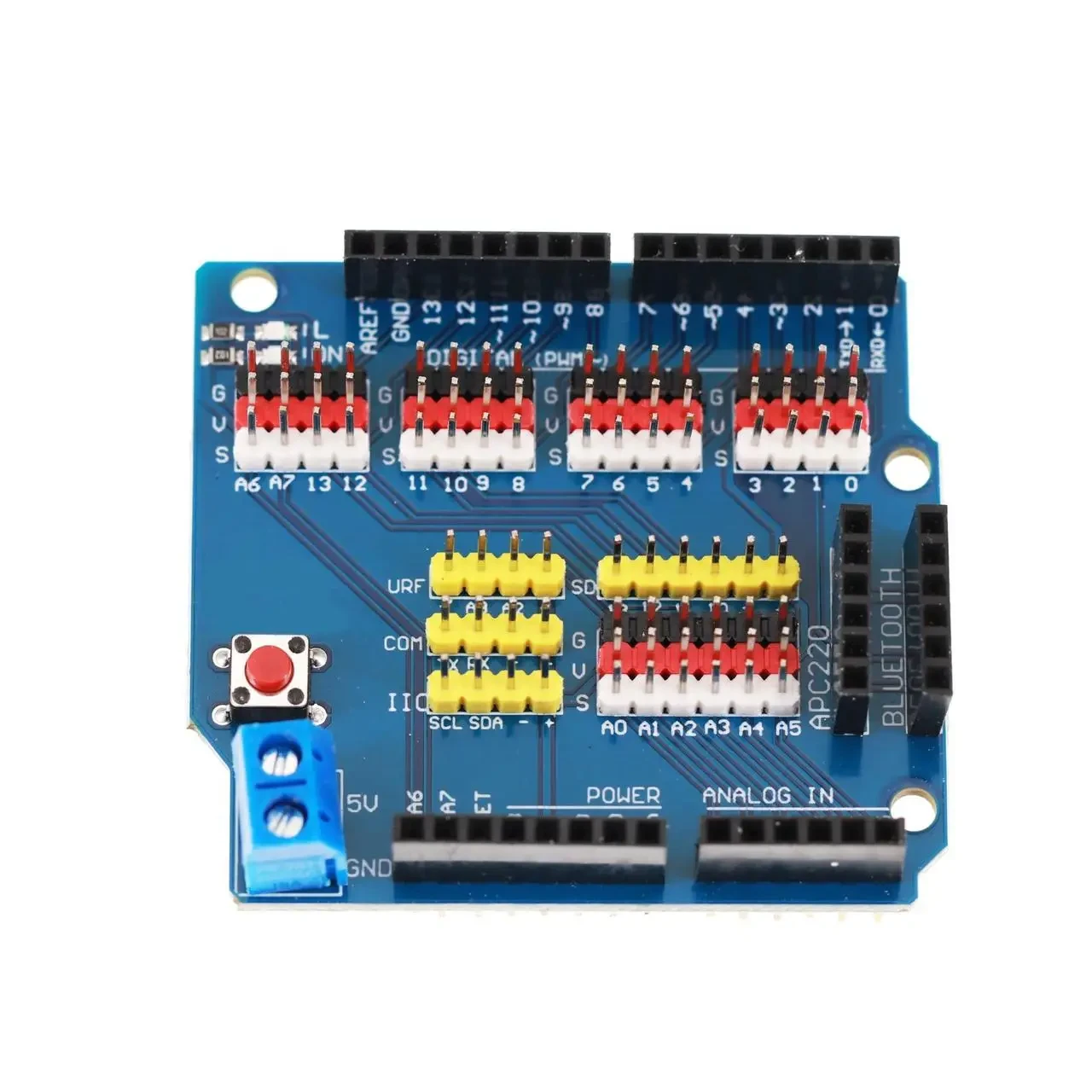 Плата розширення для під'єднання датчиків Arduino UNO R3 V5.0