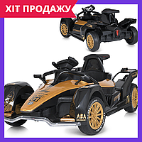 Дитячий електромобіль Bambi Racer з пультом керування одномісний M 5051EBLR-6 золотистий