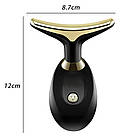 Ліфтинг масажер для обличчя та шиї Face Lifter, 3 режими, Чорний / Мікрострумовий масажер для обличчя від батарейок, фото 10