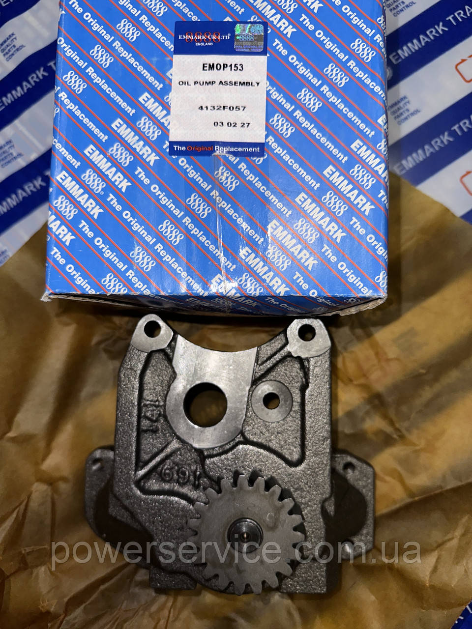 Масляний насос 4132F057,100-3717,02/201130,EMOP153 Perkins,Перкінс