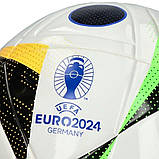 М'яч футбольний полегшений Adidas EURO24 Fussballliebe league Junior 350g IN9376 (розмір 4), фото 6