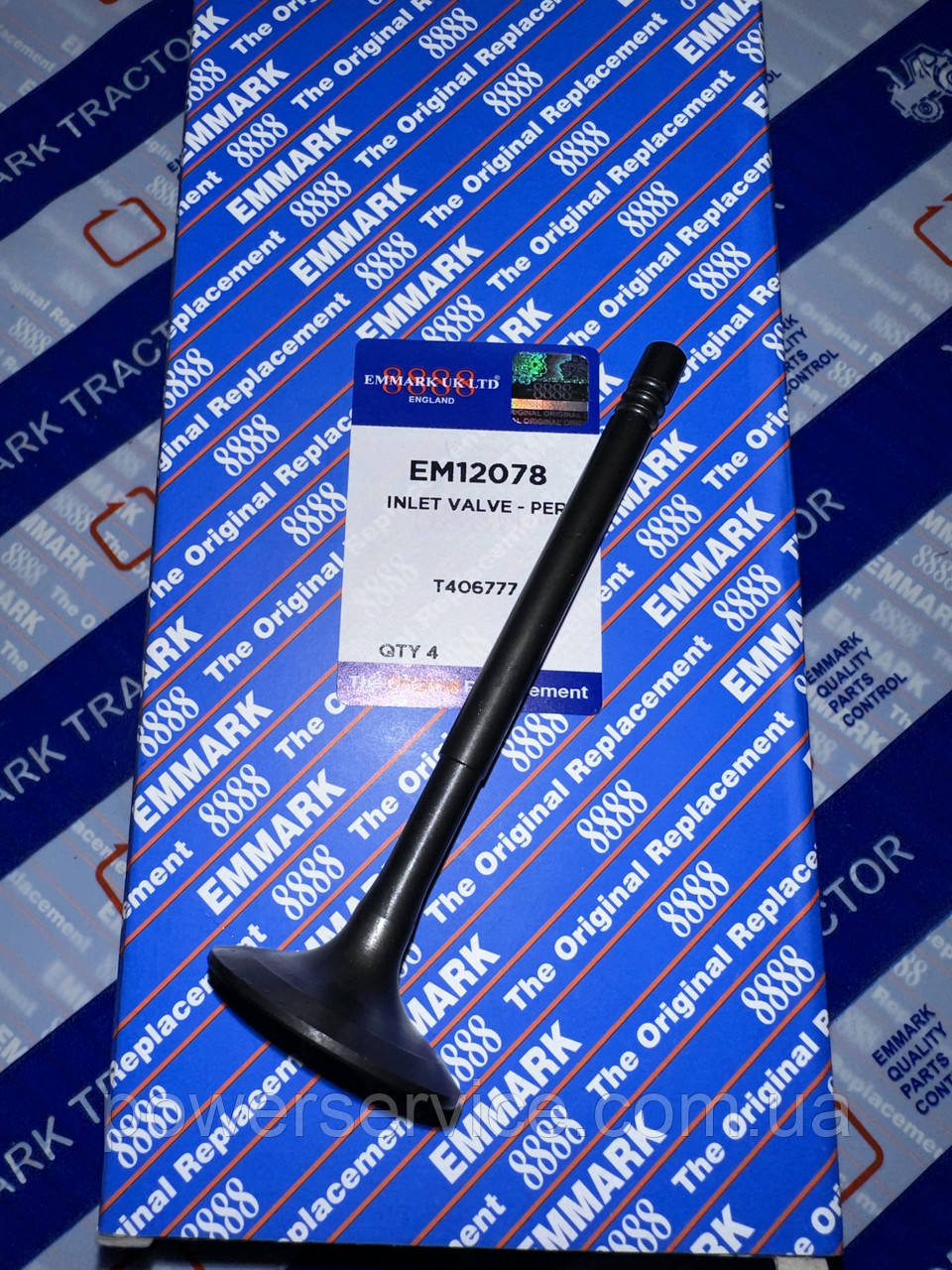 Впускний клапан T406777,EM12078 Perkins,Перкінс