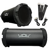 Портативна потужна колонка VOV VOV-S11BK (USB, micro USB, AUX-вхід, Bluetooth), фото 2