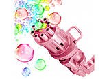 Дитячий пістолет кулемет гармата для створення мильних бульбашок BUBBLE GUN BLASTER, фото 5