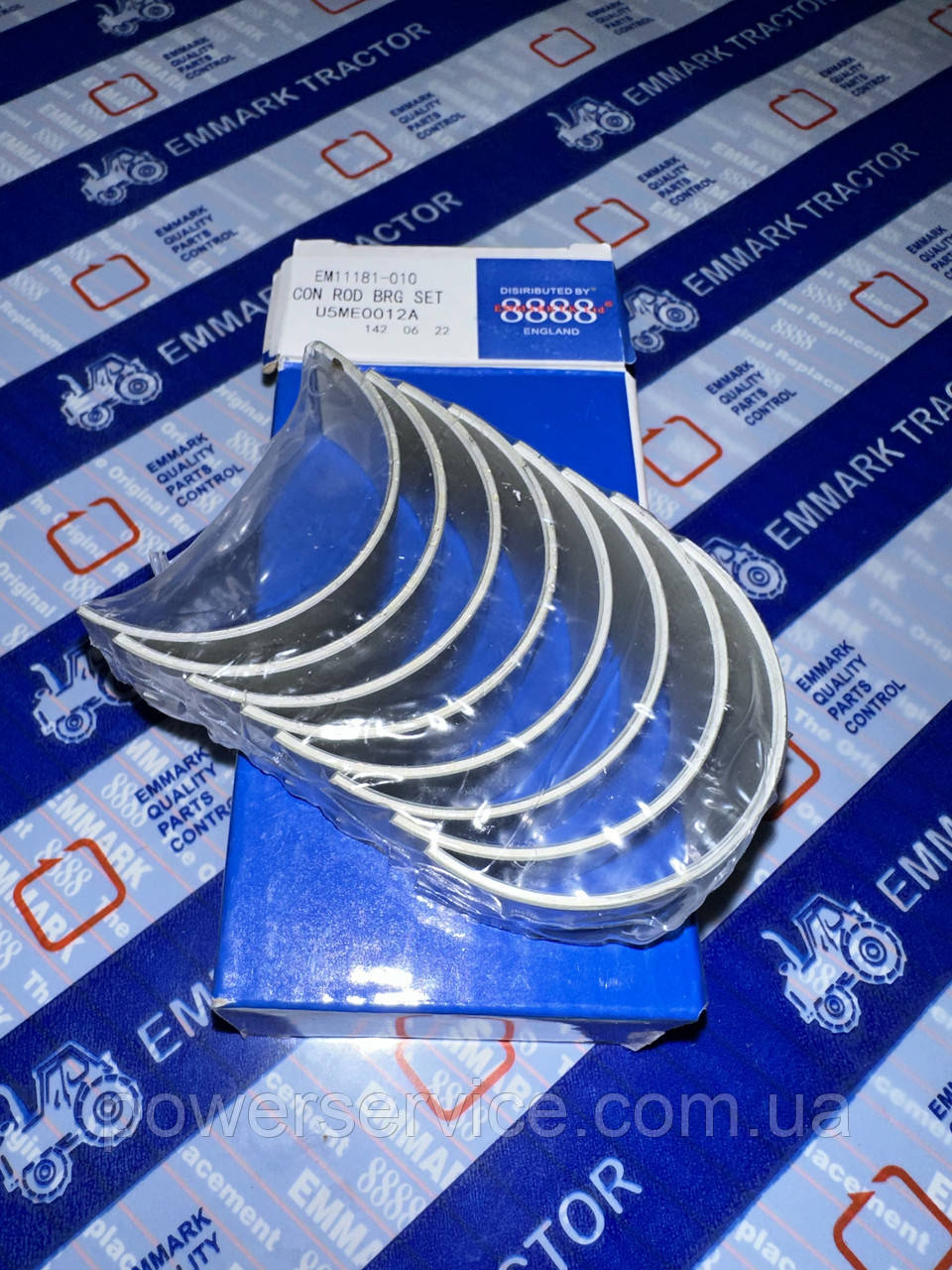 Комплект вкладишів шатунних 1 рем. U5ME0012A,EM11181-010 Perkins,Перкінс