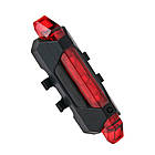 Ліхтар велосипедний стоп DC-918/BS-216, акум. Li-ion, micro USB, червоний, фото 3