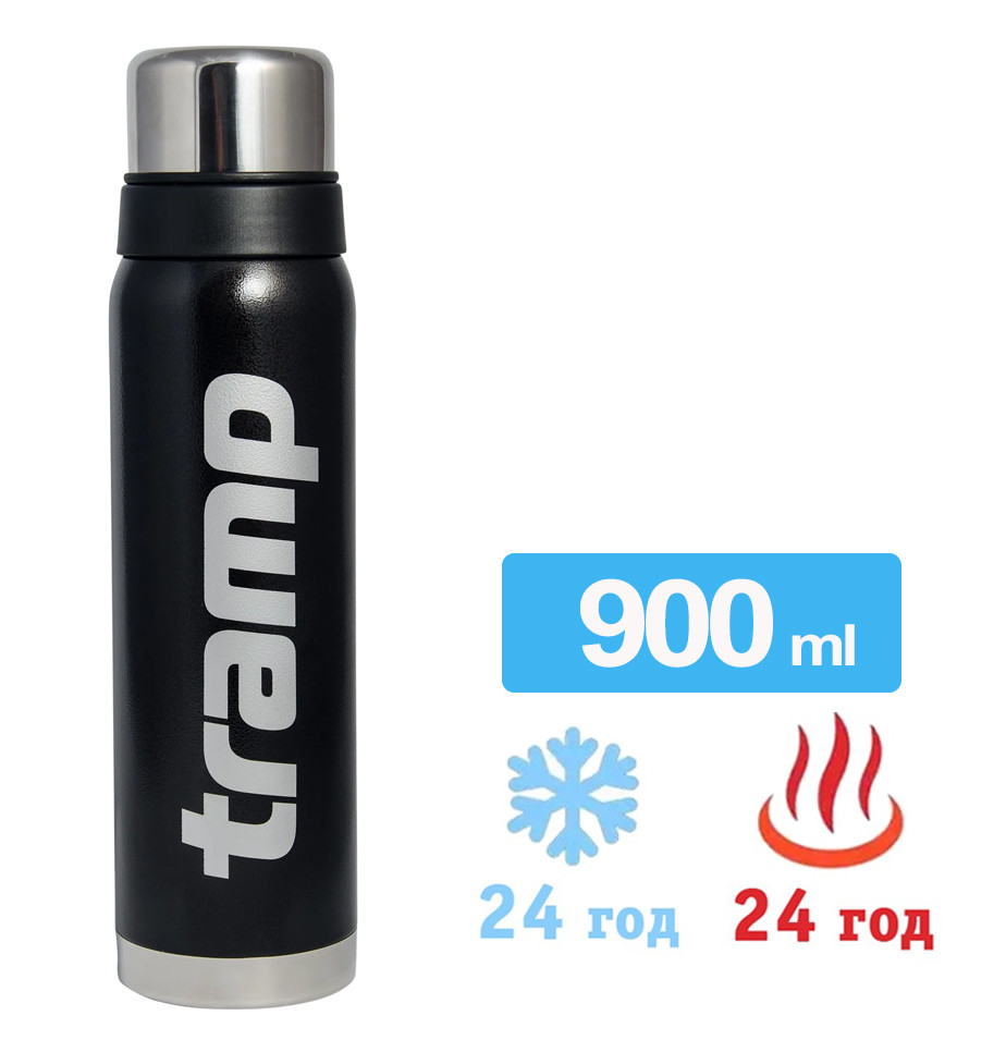 Термос Tramp Expedition Line TRC-027 0,9 л чорний, фото 1