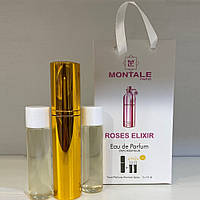 Женский мини парфюм Montale Rose Elixir, набор 3х15 мл