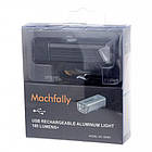 Фара велосипедна передня MC-QD-001 Machfally, акумулятор 1200 mAh, USB, 180 люменів, червоний, фото 8