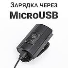 Фара велосипедна передня 2285-2XPE, Ultra Light, індикатор заряду, акум-р., ЗП micro USB, фото 8