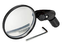 Зеркало велосипедное в руль JZ-011 сферическое, с регулировкой