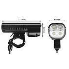 Фара велосипедна з сигналом FY-336-4T6 виносна кнопка, Power Bank, акум-р, ЗП micro USB, фото 5